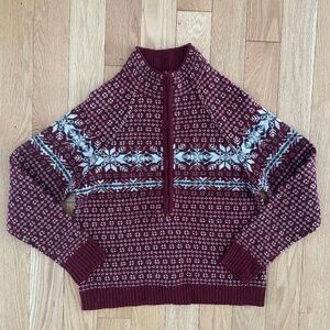 🩷 Woolrich 100% lambs wool fair isle sweater 🩷